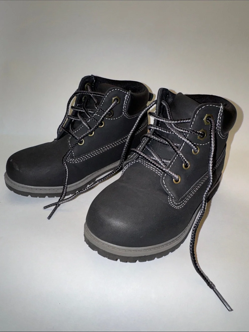 Free with purchase Boys 13 Black Lace-Up Boots